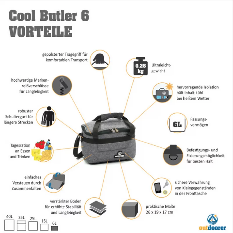 COOL-BUTLER – die Camping-Kühltasche